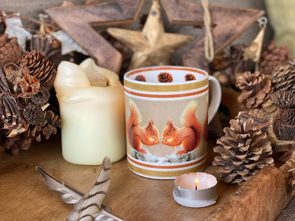 Squirrel mug | Fine bone china