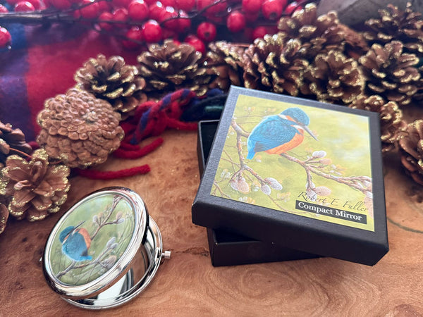 Kingfisher | Luxury compact mirror Kingfisher | Luxury compact mirror