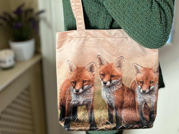 Fox | Sac fourre-tout en velours de luxe Fox | Sac fourre-tout en velours de luxe