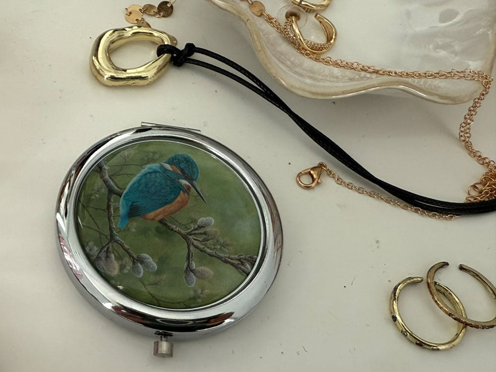 Kingfisher | Luxury compact mirror