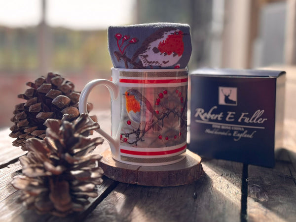 Robin | Mug & socks set Robin | Mug & socks set