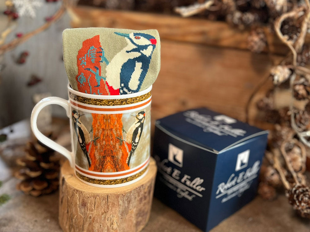 Woodpecker | Mug & socks set