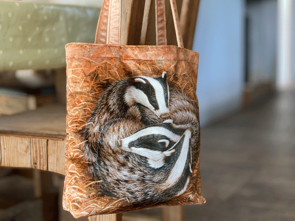 Badger | Luxury Velvet Tote Bag Badger | Luxury Velvet Tote Bag
