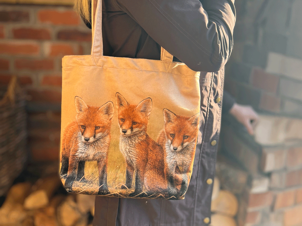 Fuchs | Luxuriöse Tragetasche aus Samt