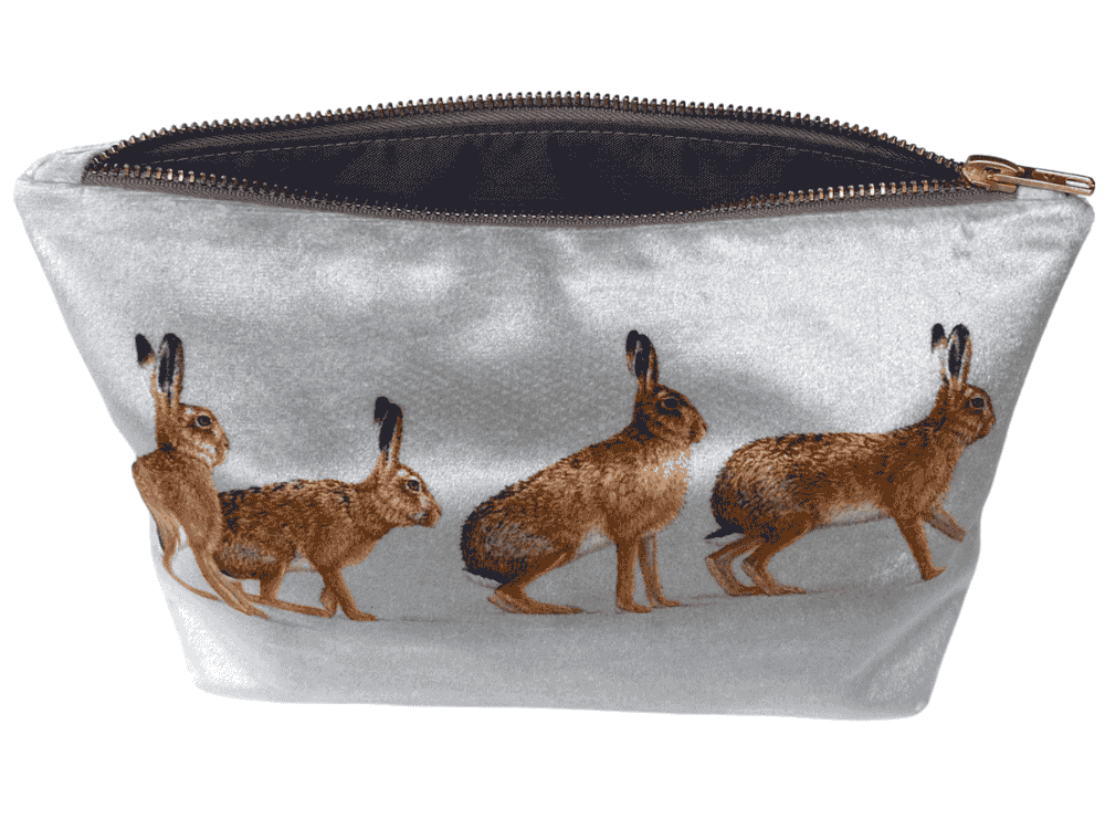 Hare | Luxury cosmetic bag & compact mirror