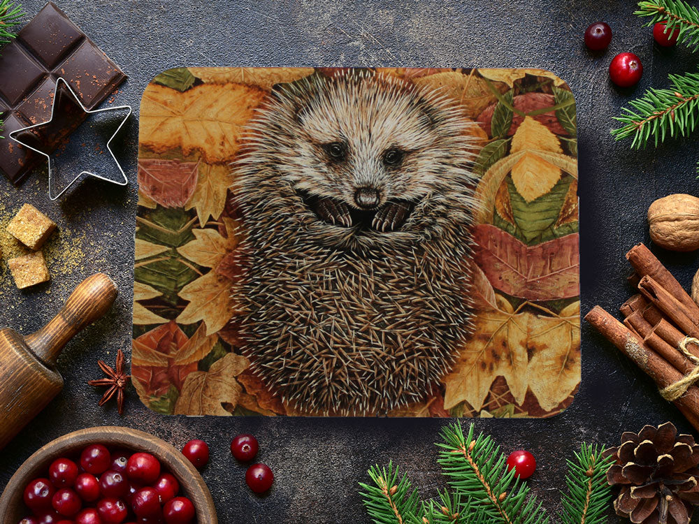Hedgehog glass worktop saver | Luxury chopping board