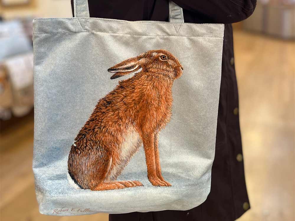 Hare | Luxury Velvet Tote Bag