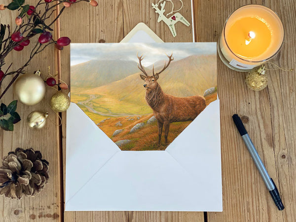 Red Stag of Glencoe | Pack of 5 Christmas cards Red Stag of Glencoe | Pack of 5 Christmas cards