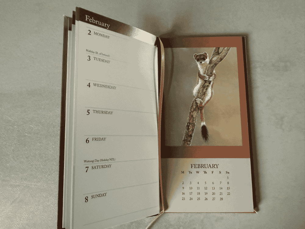 2026 Slim Calendar & Pocket Diary