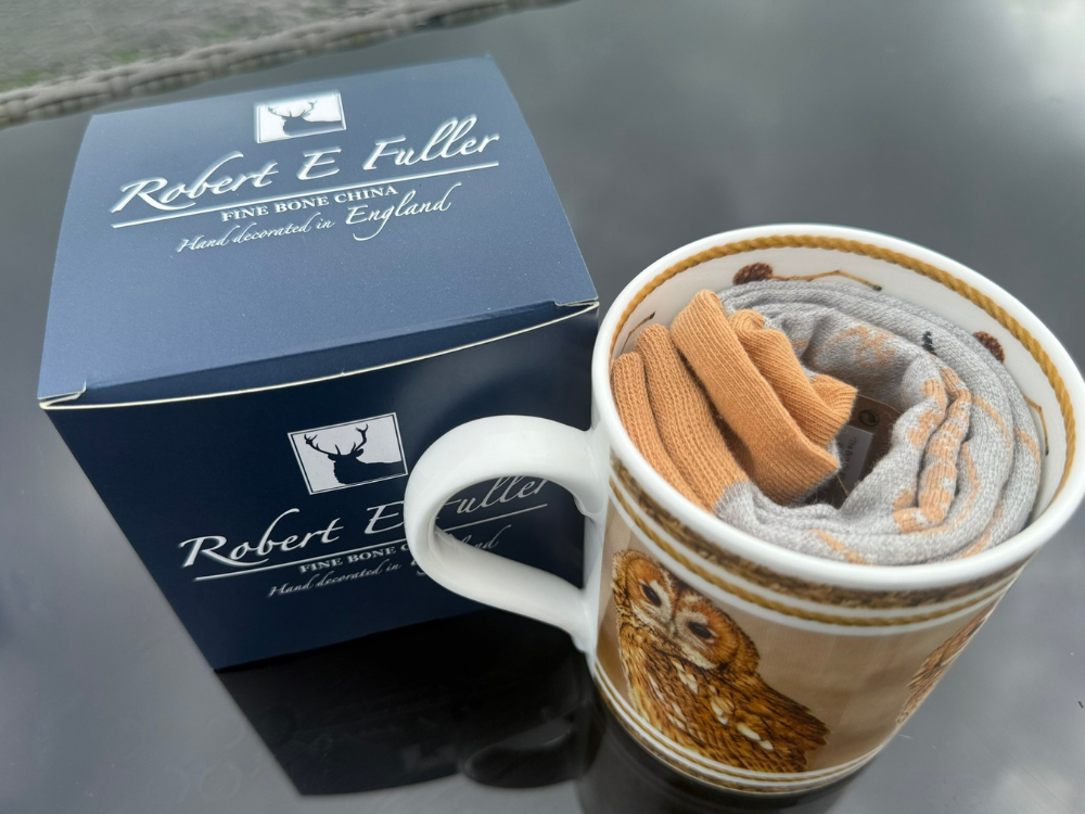 Tawny owl | Mug & socks set