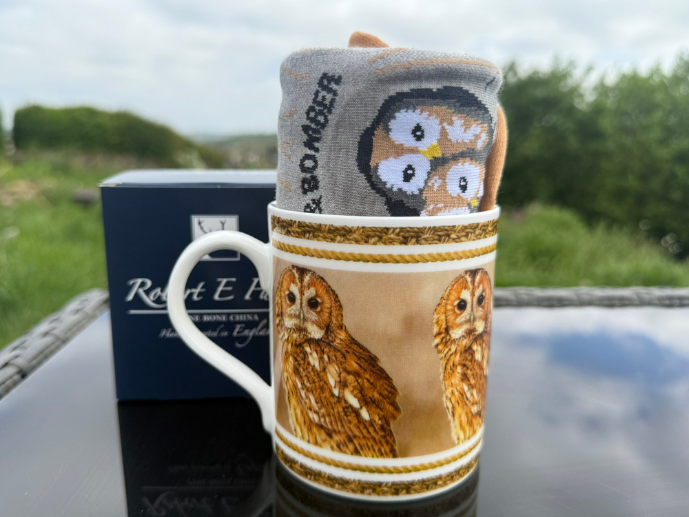 Tawny owl | Mug & socks set