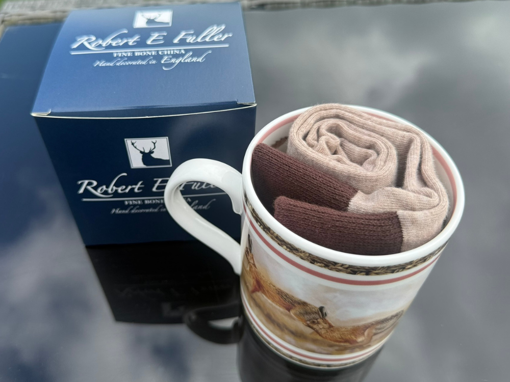 Hare | Mug & sock set