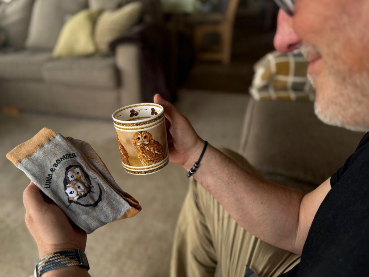 Tawny owl | Mug & socks set