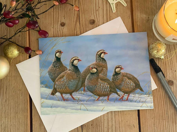 Covey of Patridges | Pack of 5 Christmas cards Covey of Patridges | Pack of 5 Christmas cards