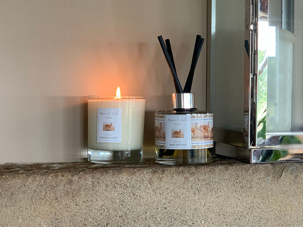 Hare | Luxury scented candle & reed diffuser set