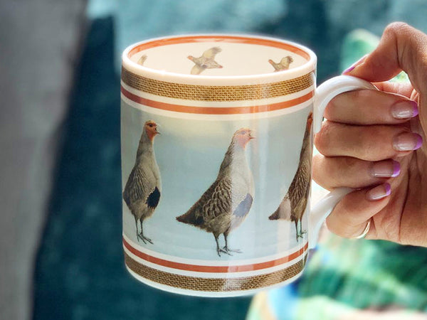 Grey Partridge Mug | Fine Bone China Grey Partridge Mug | Fine Bone China