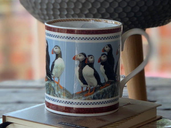 Tasse Puffins | Porcelaine fine Tasse Puffins | Porcelaine fine