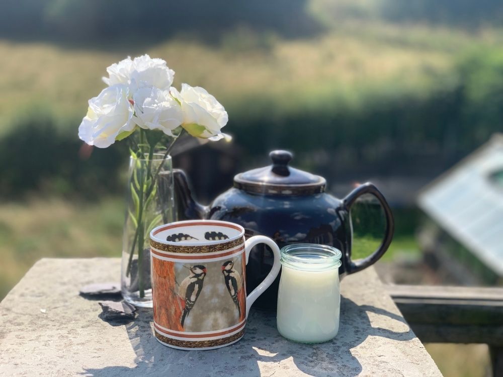 Woodpecker mug | Fine bone china