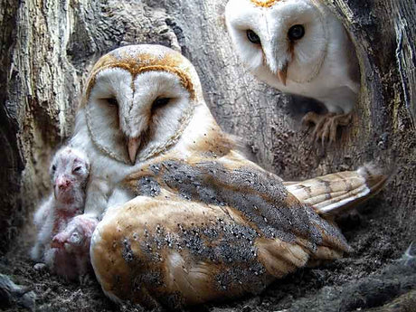 Film | My Brief Glimpses Into The First Days Of Two Barn Owlets | Orion & Celeste