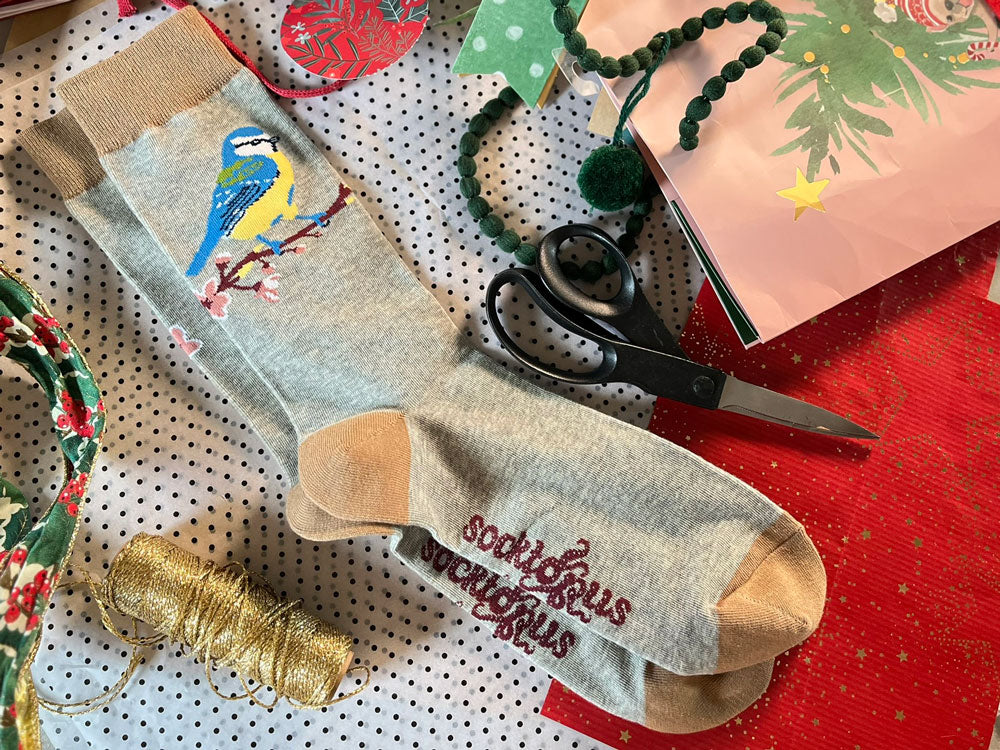 Blue tit | Luxury socks