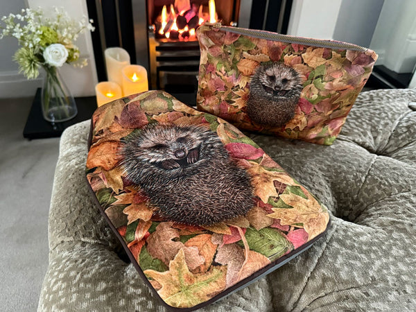 Hedgehog | Hot Water Bottle & Cosmetic Bag