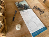 Calendrier des rendez-vous Slim 2025 | Faune et flore