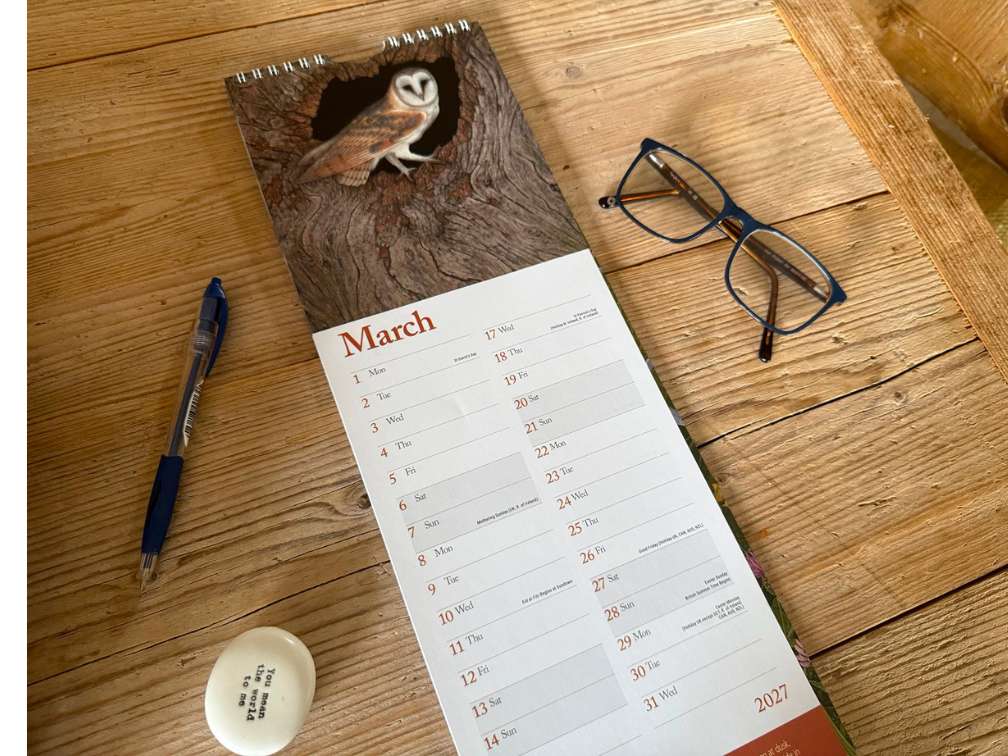 Calendrier des rendez-vous Slim 2025 | Faune et flore