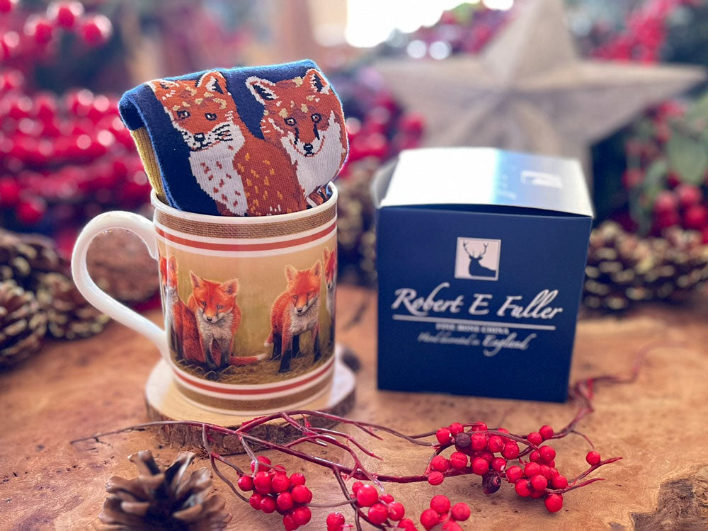 Fox | Mug & socks set