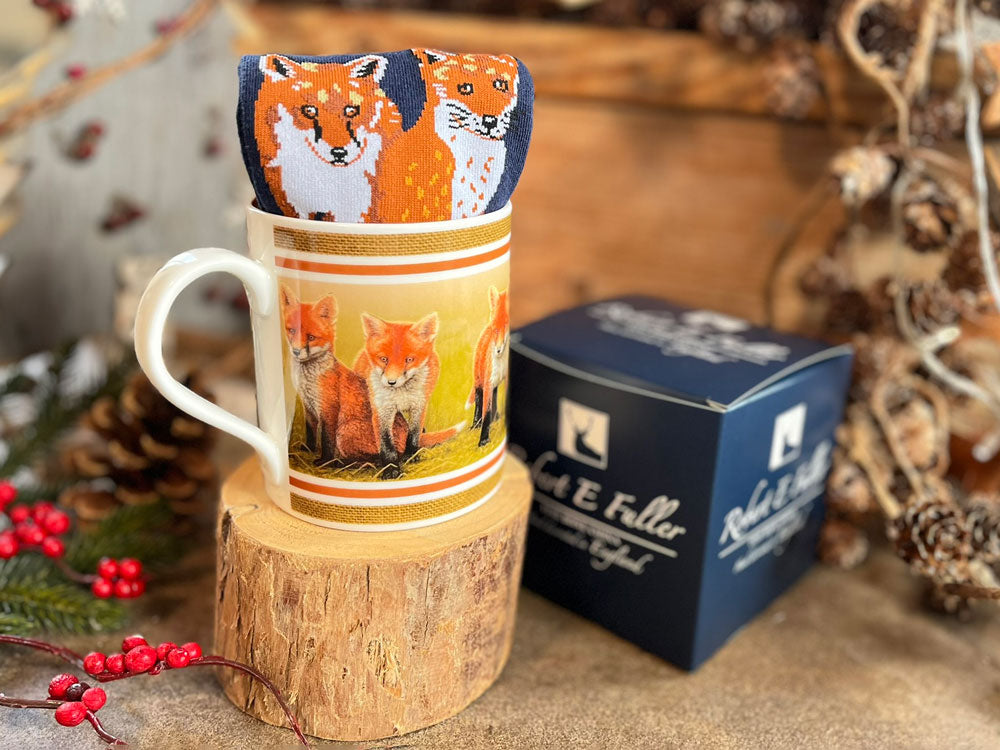 Fox | Mug & socks set