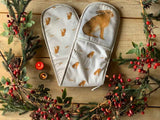 Hare double oven glove