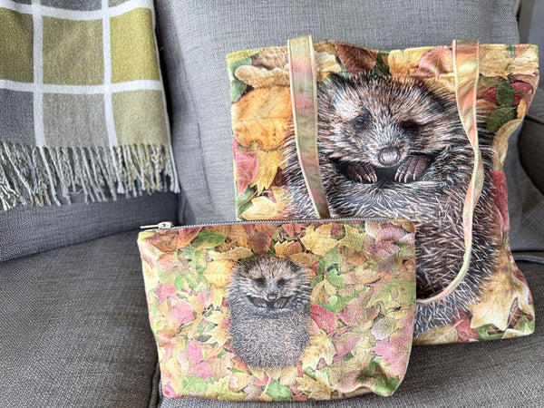 Hedgehog | Tote bag  & cosmetic bag