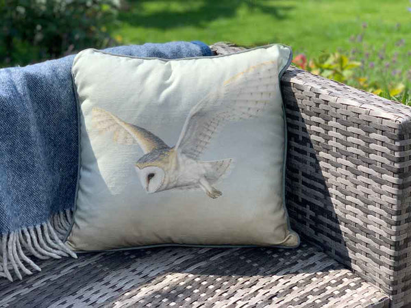 Barn owl cushion