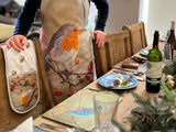 Robin double oven glove & apron Set | 100% Heavyweight cotton