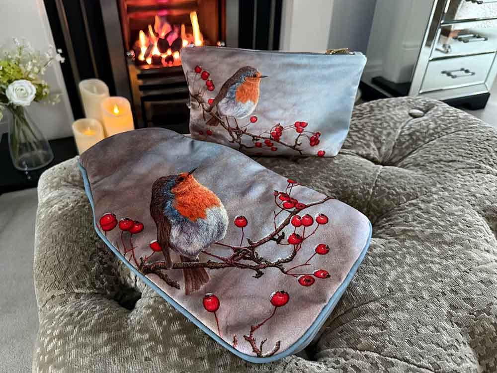 Robin | Hot water bottle & cosmetic bag