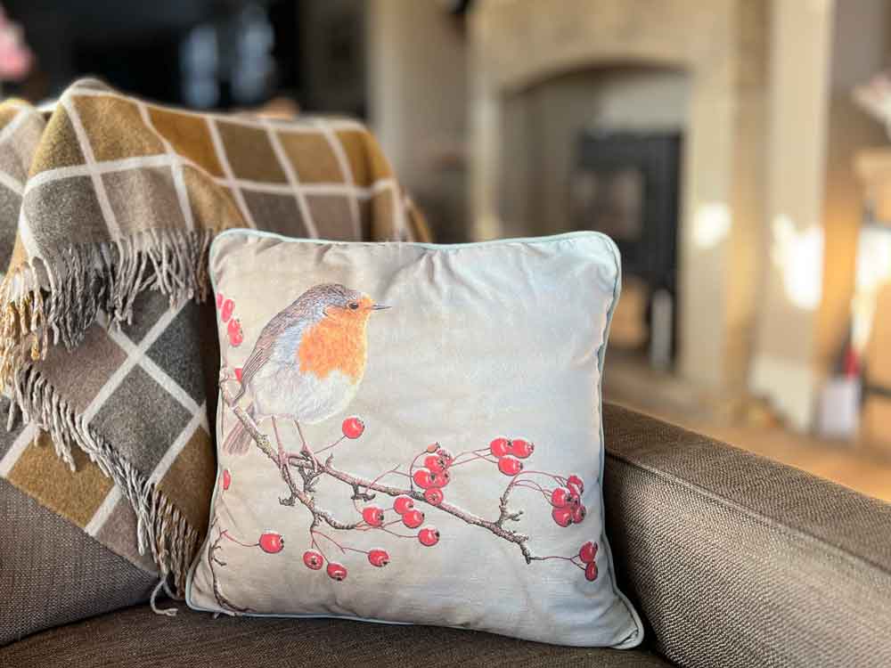 Robin cushion
