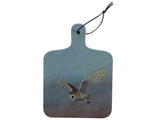 Barn owl chopping board set of 2