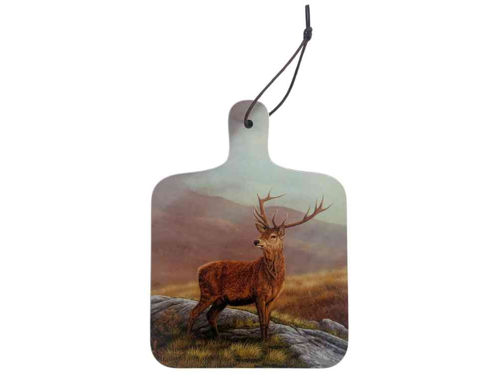 Red stag chopping board set of 2