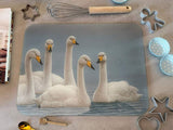 Swans glass worktop saver | Luxury chopping board