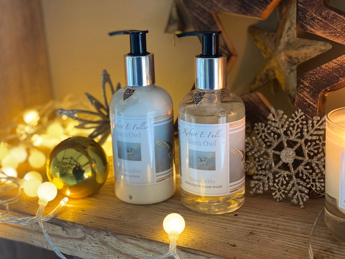 Barn owl | Scented hand wash & hand lotion set