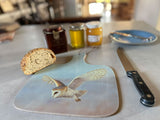 Barn owl chopping board set of 2