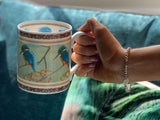 Kingfisher mug sock and coaster set