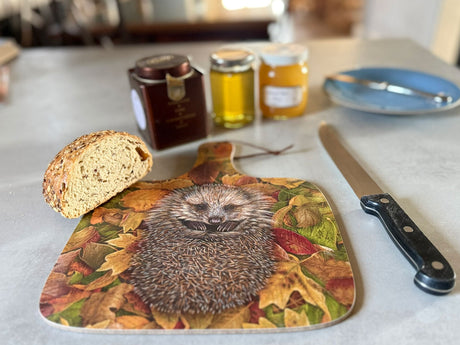 Hedgehog chopping board set of 2