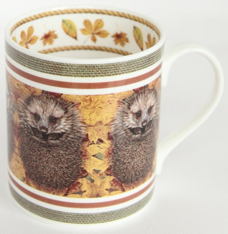 Hedgehog mug and tray set