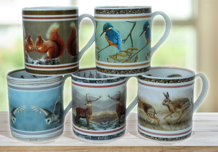 bone china mugs by robert e fuller
