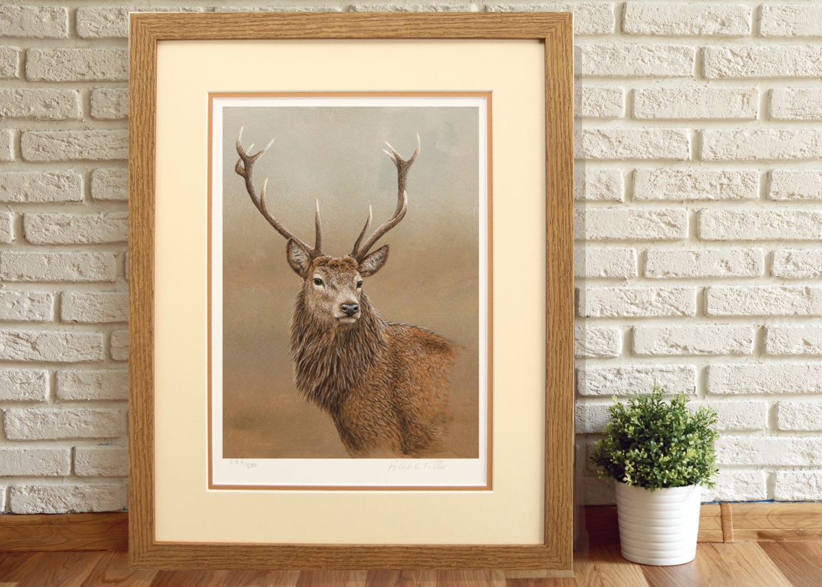 red stag painting for fathers day